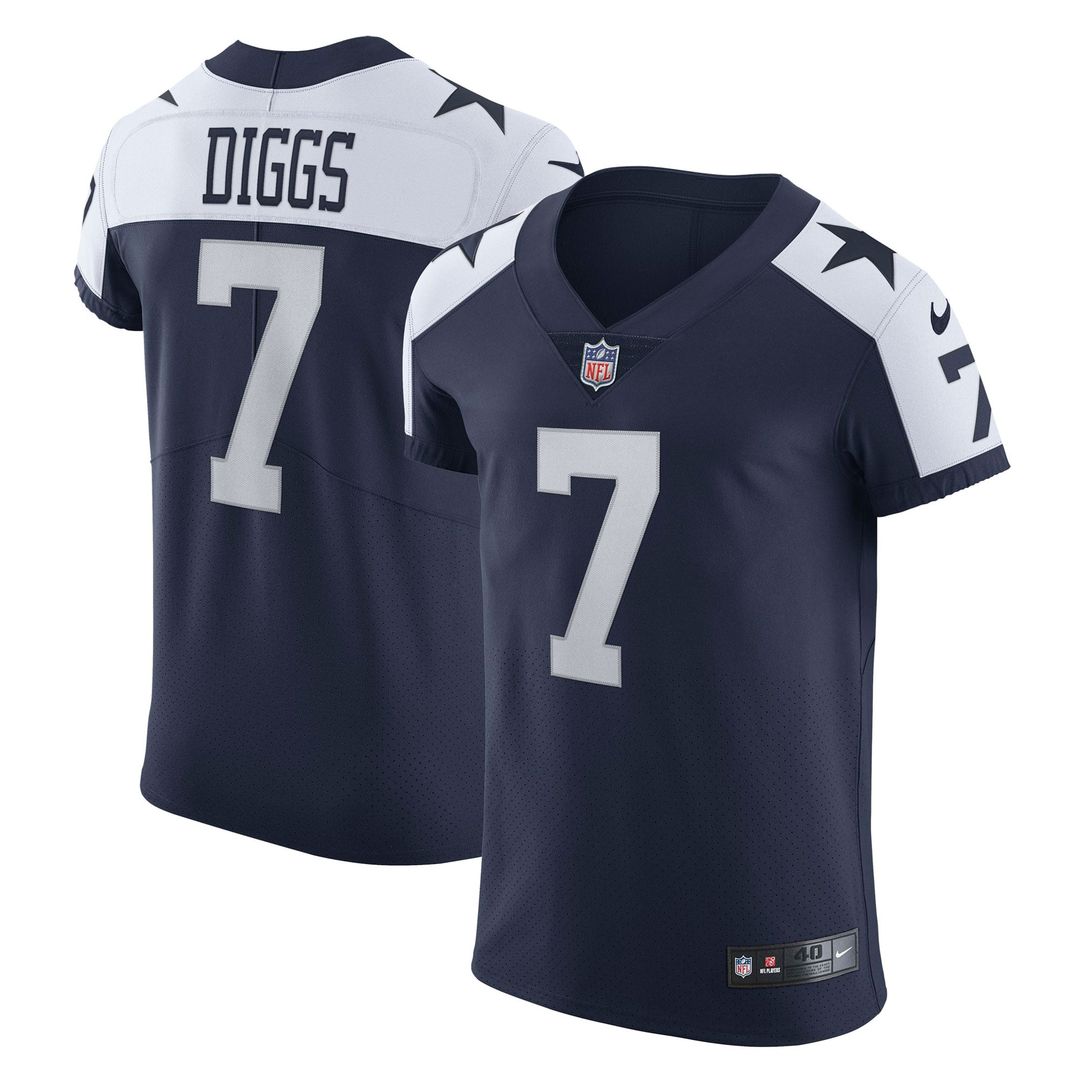 Trevon Diggs Dallas Cowboys Nike White Vapor Elite Jersey