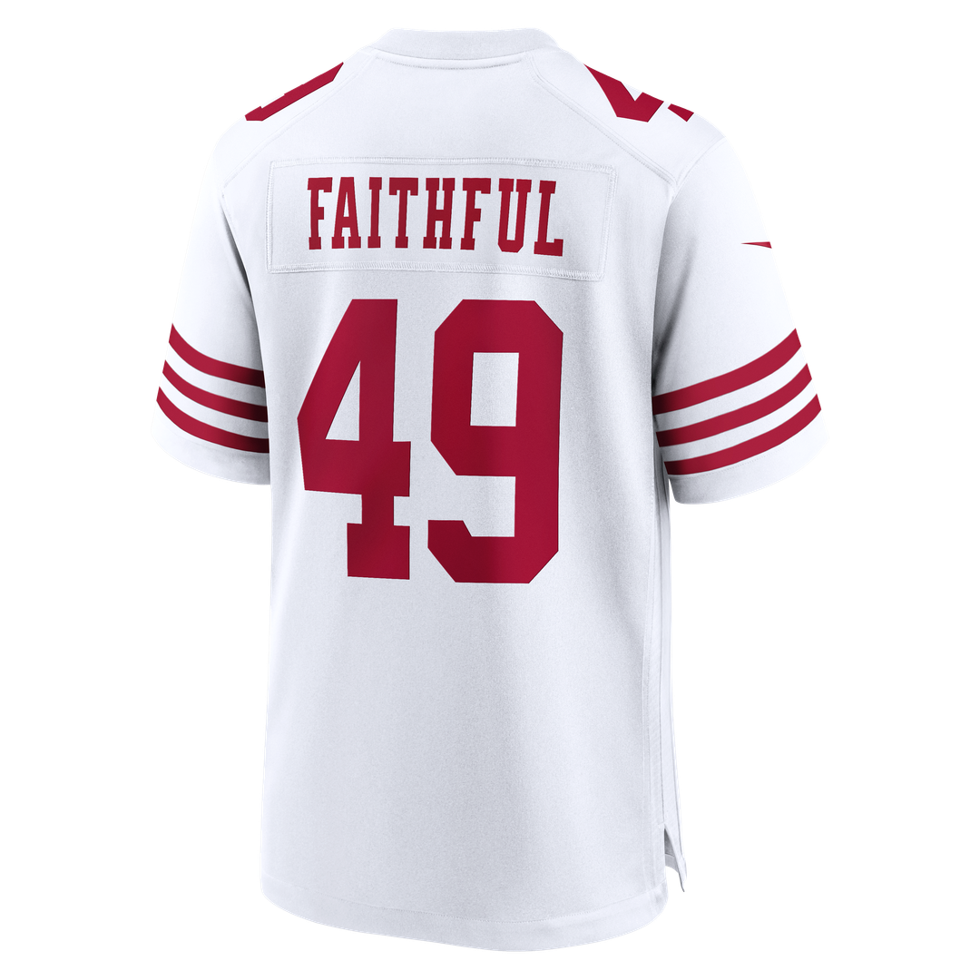 The Faithful San Francisco 49ers Nike White 80th Anniversary Game Jersey