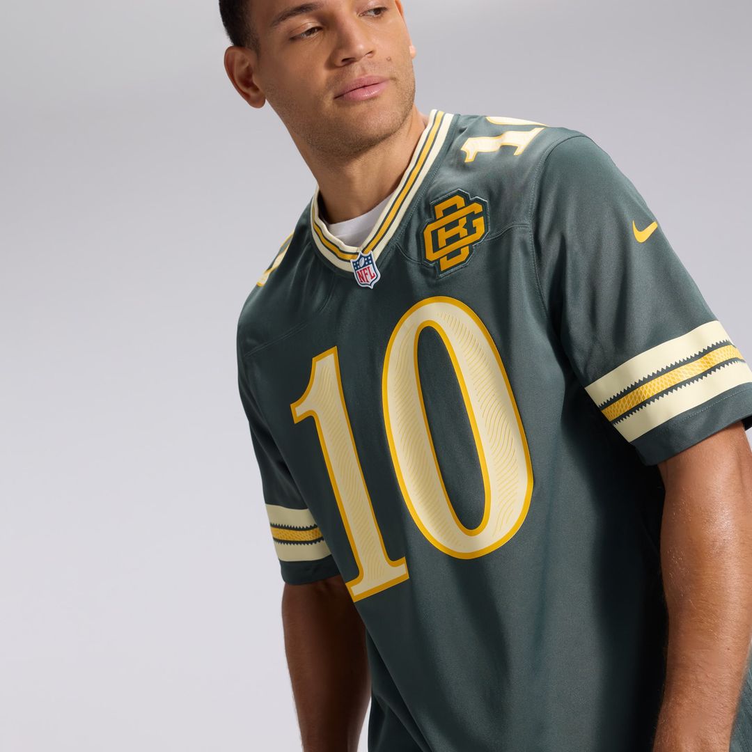 Jordan Love Green Bay Packers Nike Green 2026 Rivalries Collection Game Jersey