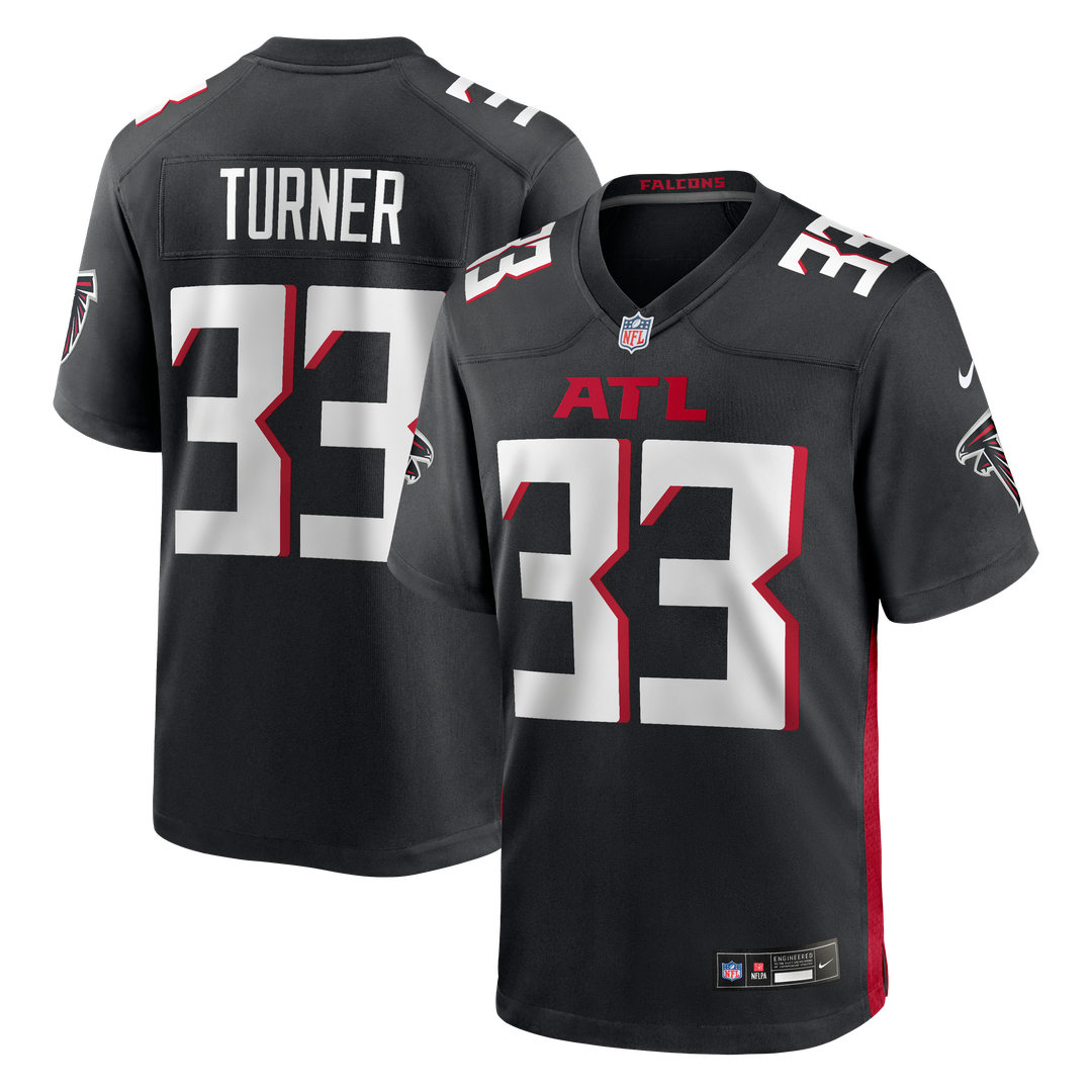 Michael Turner Atlanta Falcons Nike Black Game Retired Player Jersey