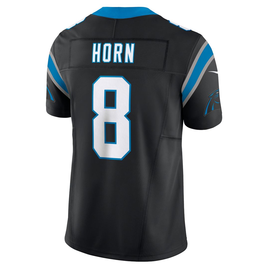 Jaycee Horn Carolina Panthers Nike Black Vapor F.U.S.E. Limited Jersey