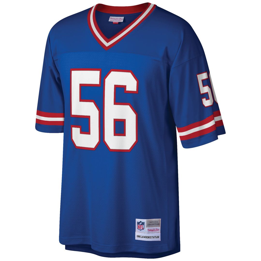 Lawrence Taylor New York Giants Mitchell & Ness Royal Big & Tall 1986 Retired Player Replica Jersey