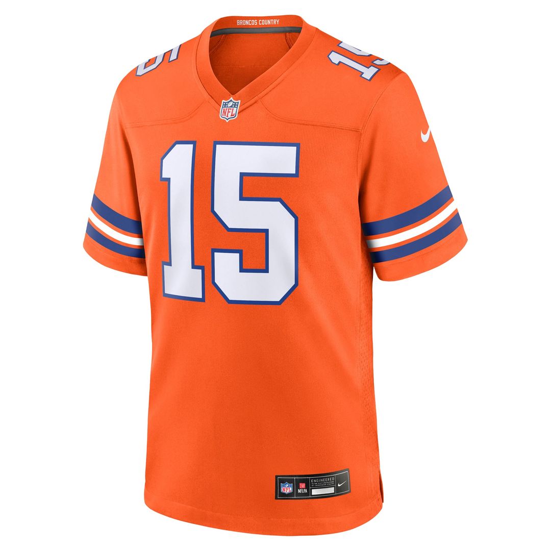 Nik Bonitto Denver Broncos Nike Orange Alternate 2 Mile High Collection 1977 Throwback Game Jersey