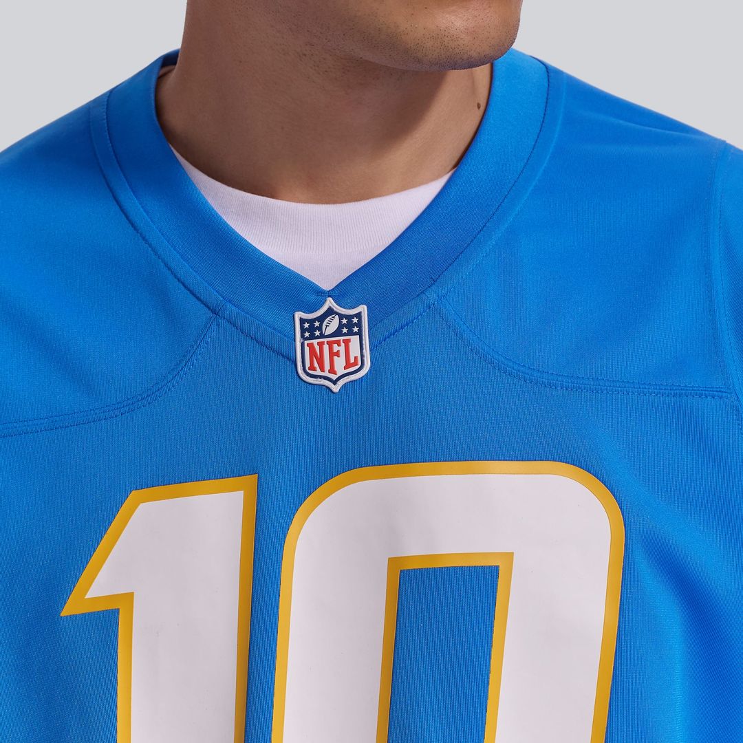 Justin Herbert Los Angeles Chargers Nike Powder Blue Player Game Jersey