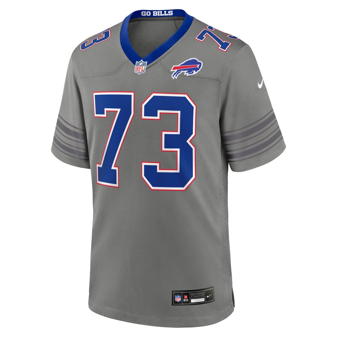 Dion Dawkins Buffalo Bills Nike Gray Nickel City Game Jersey