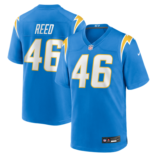 Nikko Reed Los Angeles Chargers Nike Powder Blue Team Game Jersey