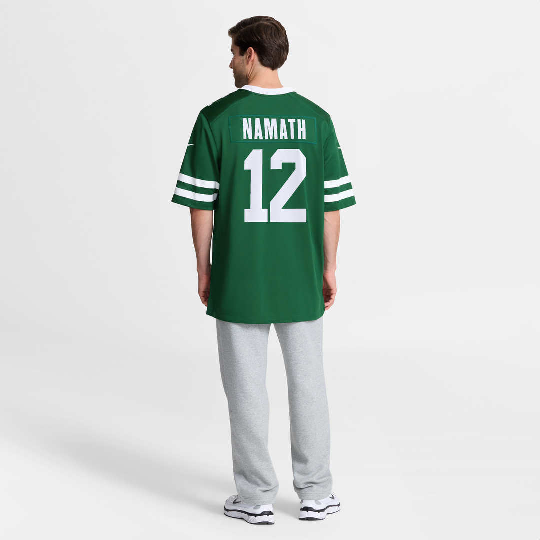 Joe Namath New York Jets Nike White Classic Alternate Retired Player Game Jersey