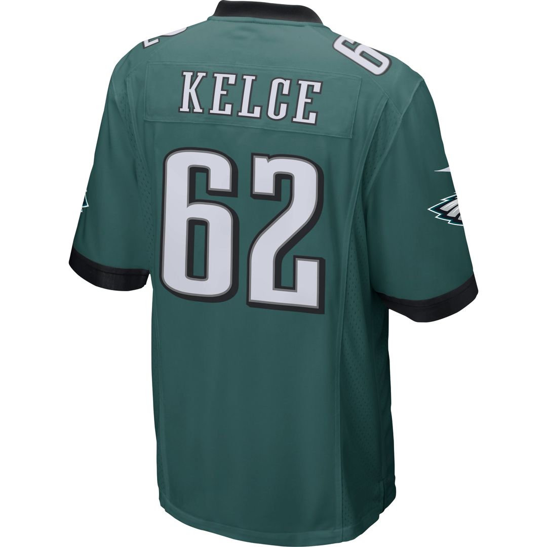 Jason Kelce Philadelphia Eagles Nike Midnight Green Game Jersey