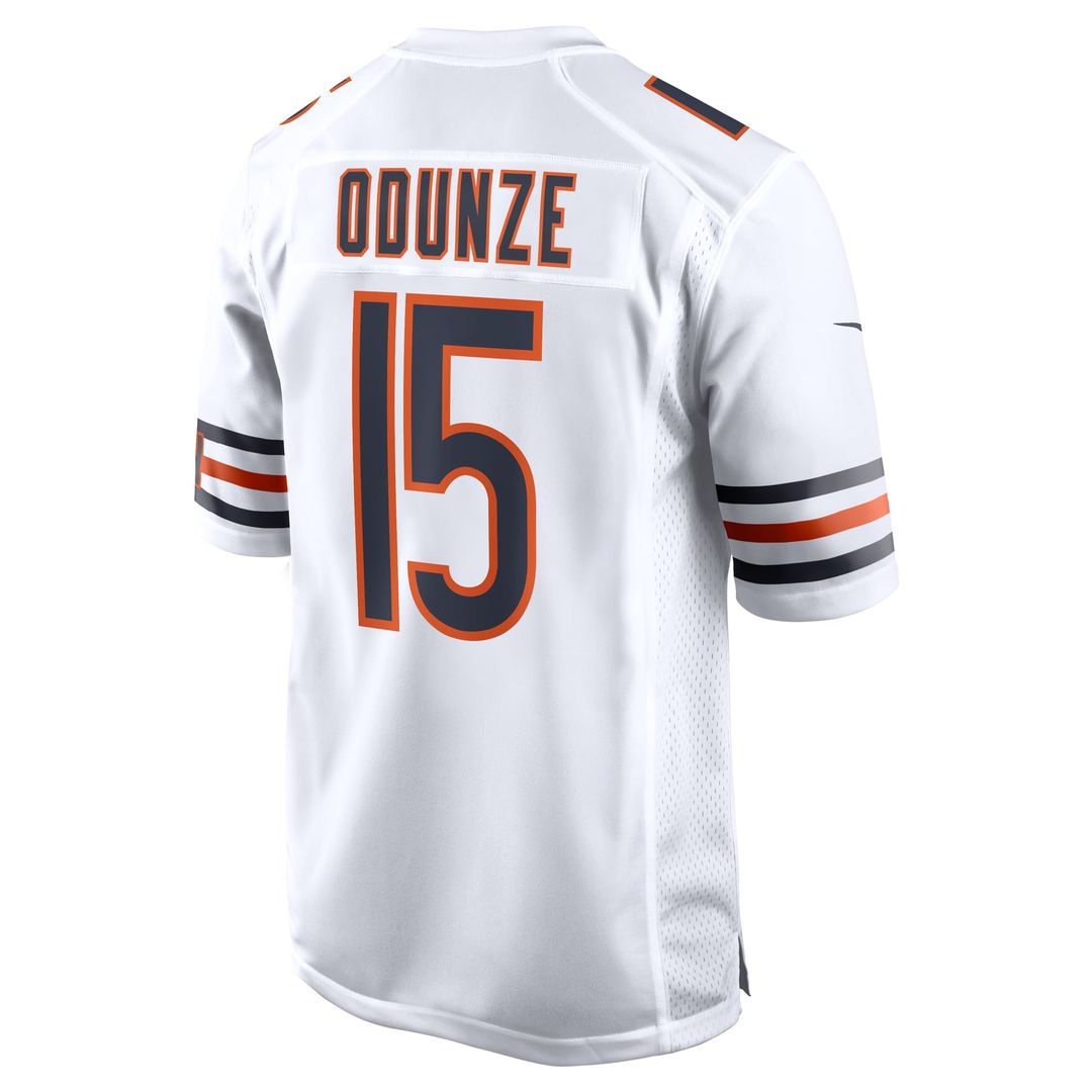 Rome Odunze Chicago Bears Nike White Game Jersey