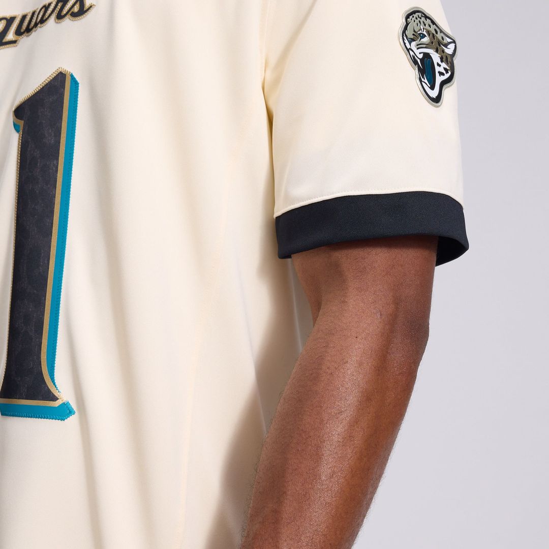 Parker Washington Jacksonville Jaguars Nike Natural 2026 Rivalries Collection Stitched Limited Jersey