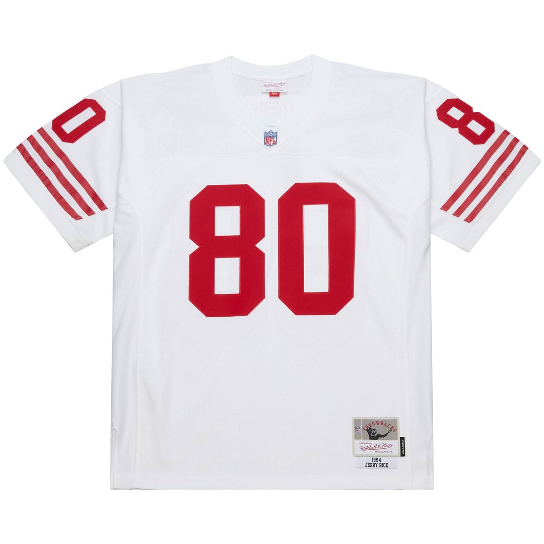 Jerry Rice San Francisco 49ers Mitchell & Ness White 1994 Legacy Replica Jersey