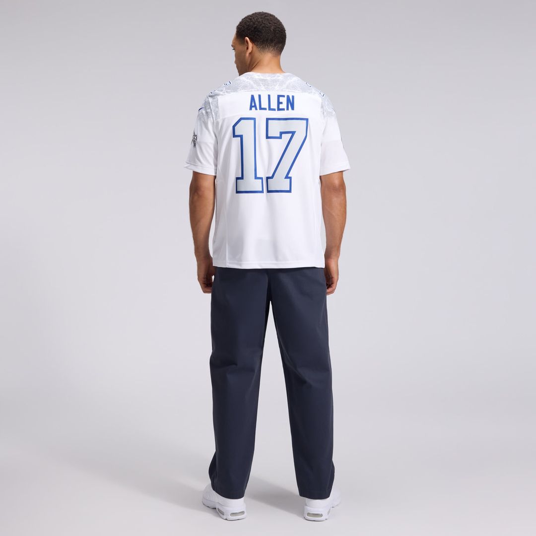 Josh Allen Buffalo Bills Nike White Rivalries Collection Stitched Limited Jersey
