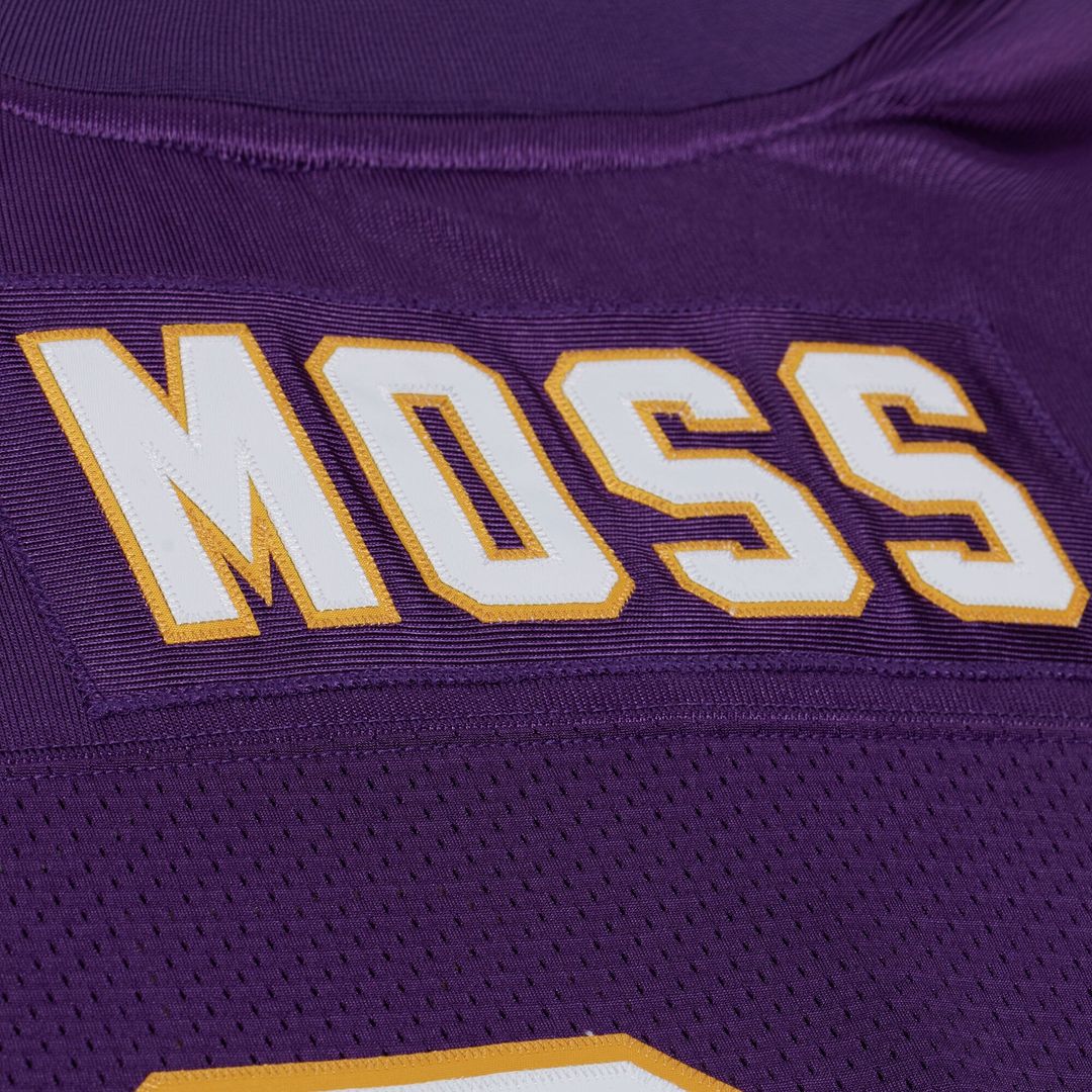 Randy Moss Minnesota Vikings Mitchell & Ness Purple 2001 Authentic Throwback Jersey