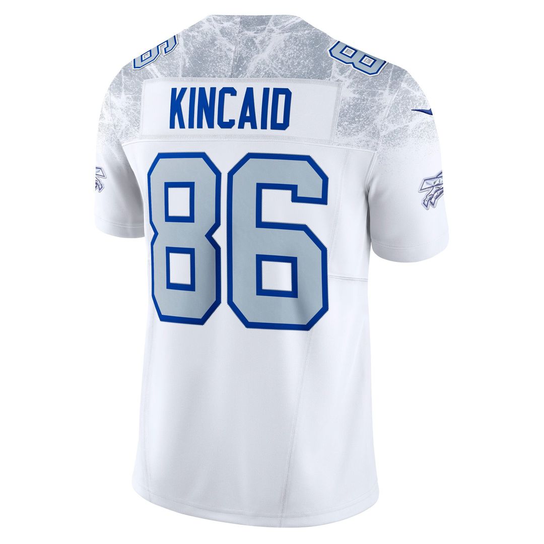 Dalton Kincaid Buffalo Bills Nike White Rivalries Collection Stitched Limited Jersey
