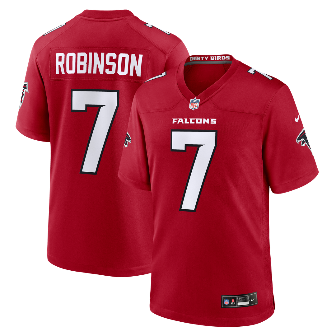 Bijan Robinson Atlanta Falcons Nike White Game Jersey