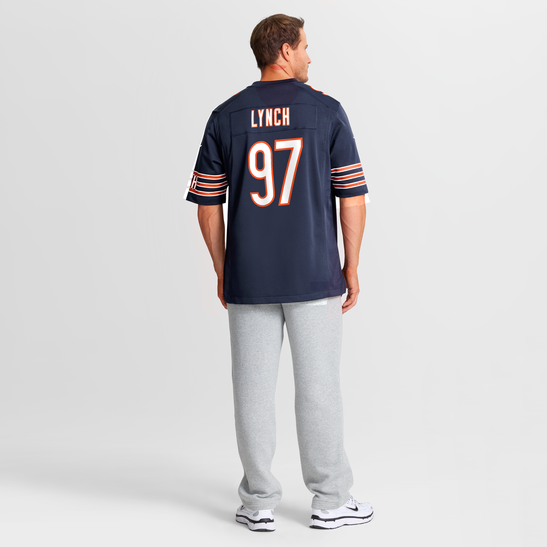 James Lynch Chicago Bears Nike Navy Team Game Jersey