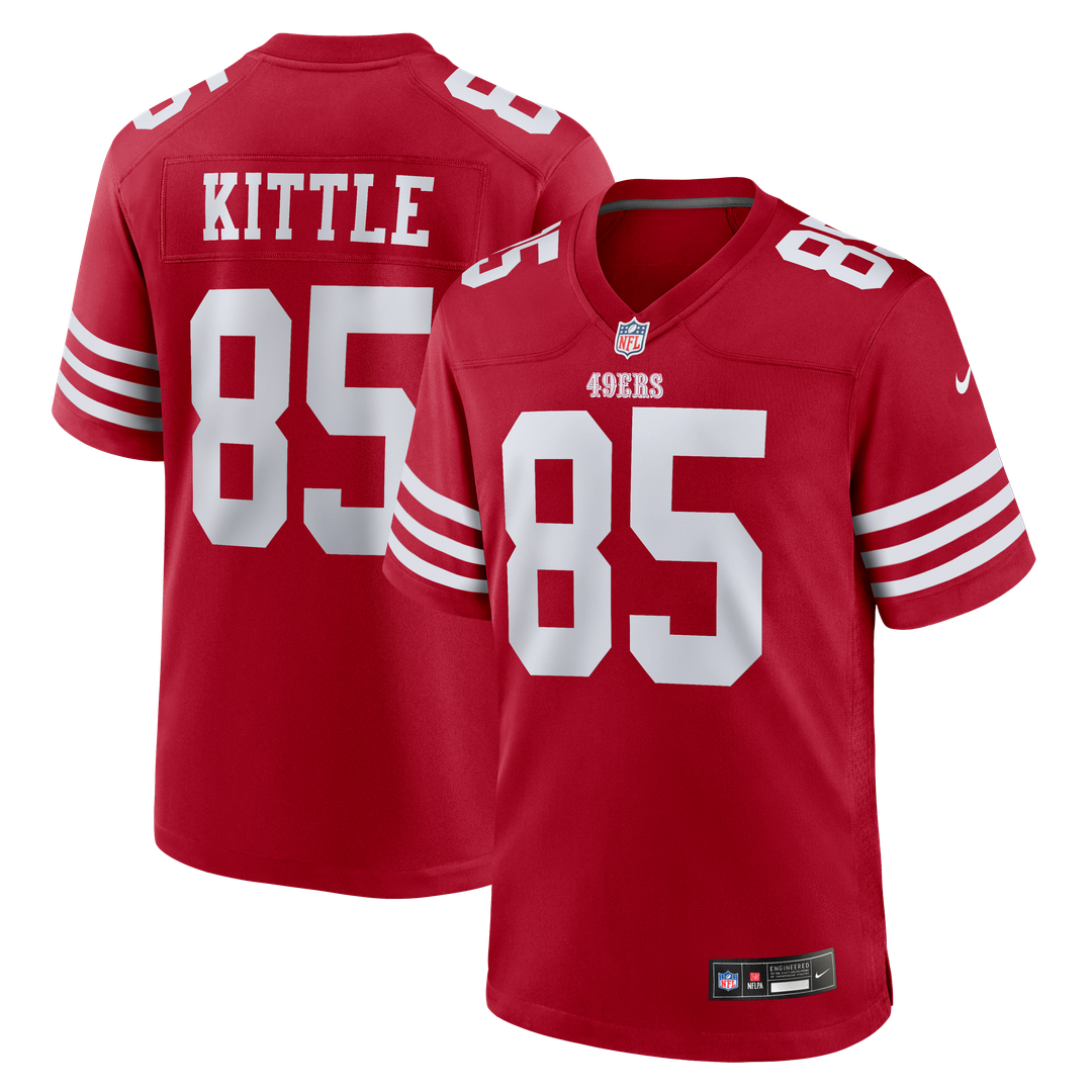 George Kittle San Francisco 49ers Nike Scarlet Player Game Jersey