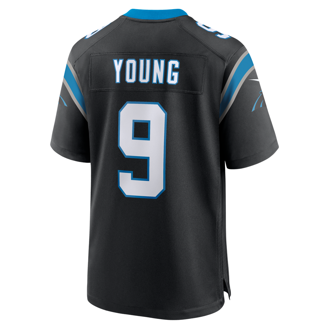 Bryce Young Carolina Panthers Nike Black Team Game Jersey