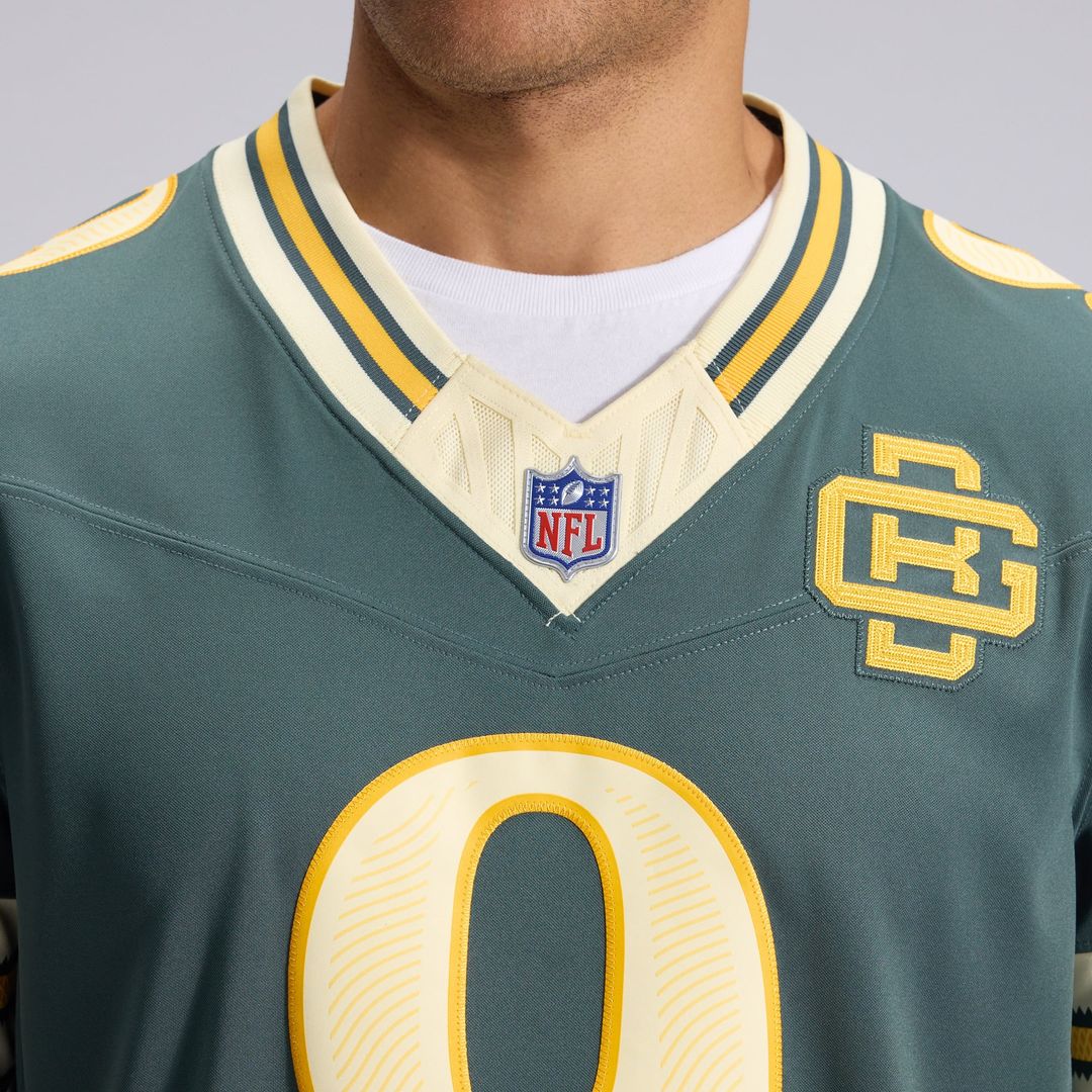 Christian Watson Green Bay Packers Nike Green 2026 Rivalries Collection Stitched Limited Jersey