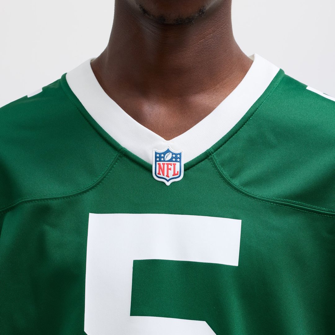 Garrett Wilson New York Jets Nike Legacy Green Game Jersey