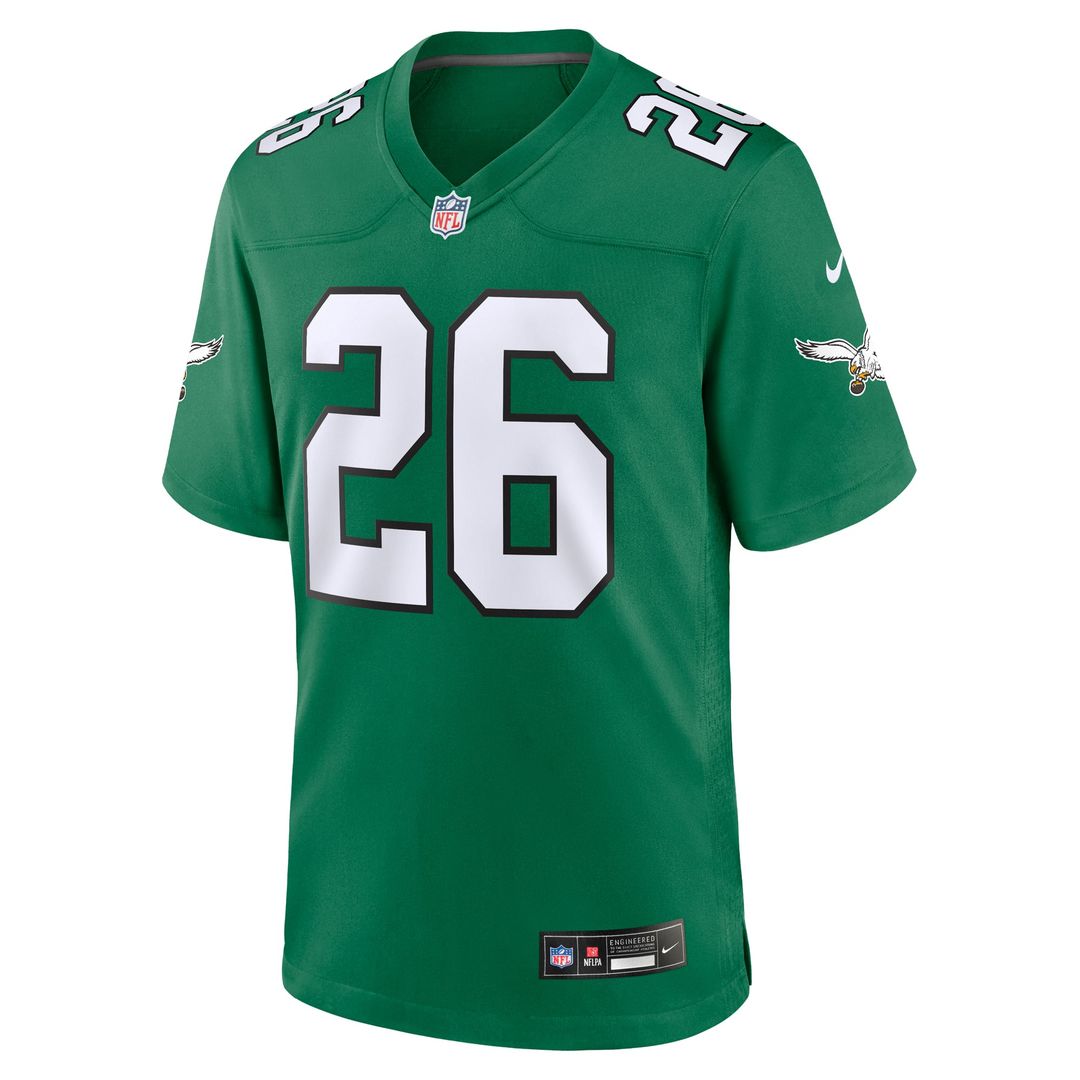 Saquon Barkley Philadelphia Eagles Nike White Game Jersey
