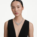 Swarovski Constella necklace Mixed cuts, Clasp, White, Rhodium plated