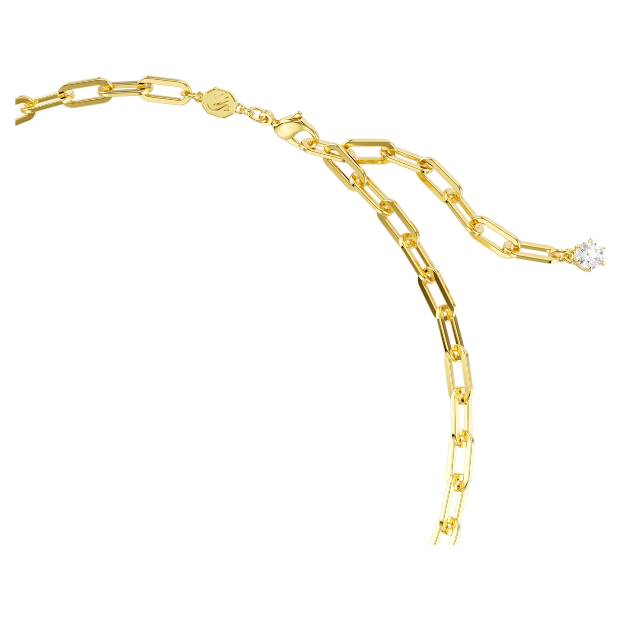 Swarovski Constella necklace White, 18K gold finish