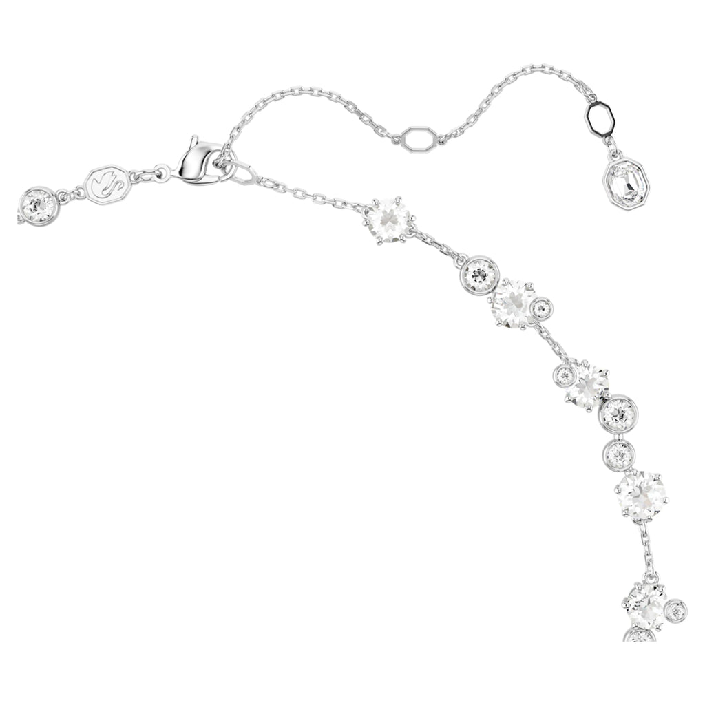 Swarovski Constella set Mixed cuts, White, Rhodium plated