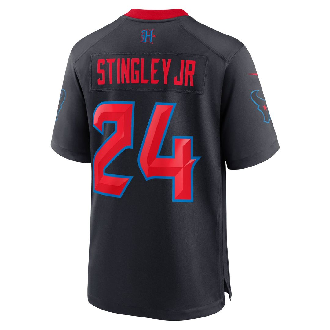 Derek Stingley Jr. Houston Texans Nike Navy 2nd Alternate Game Jersey