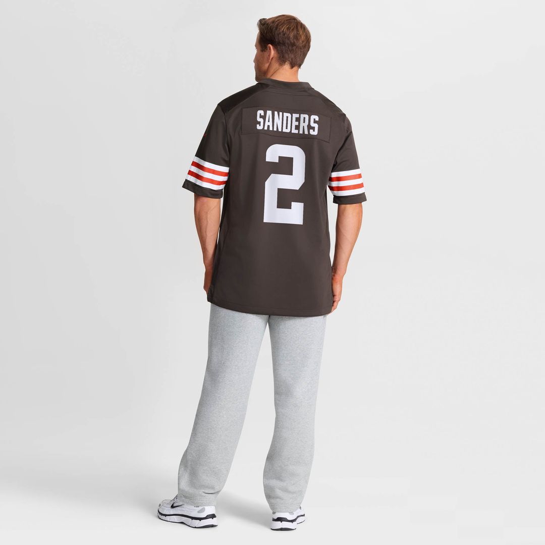Shedeur Sanders Cleveland Browns Nike Brown Game Jersey
