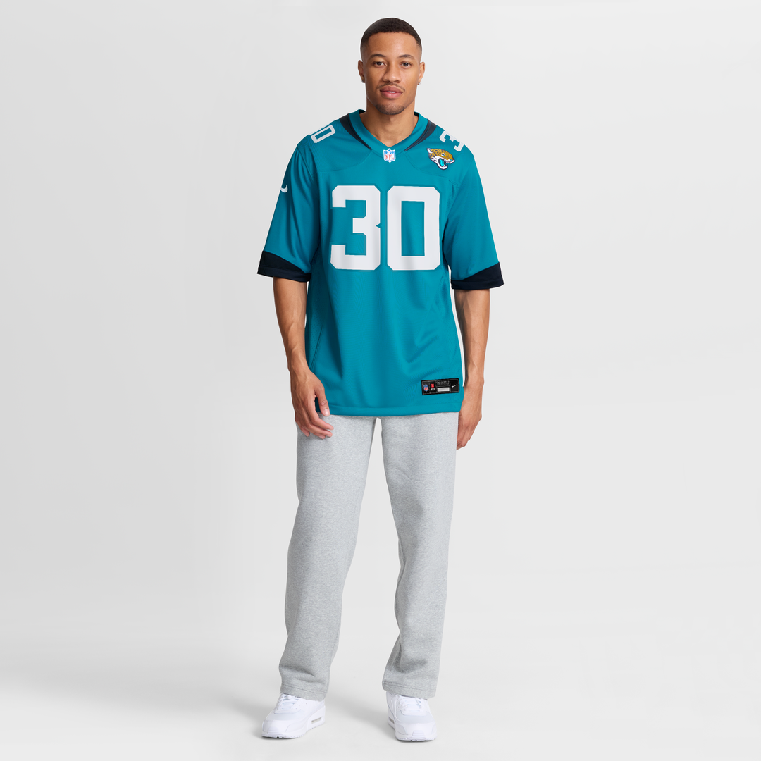 Montaric Brown Jacksonville Jaguars Nike Teal Game Player Jersey