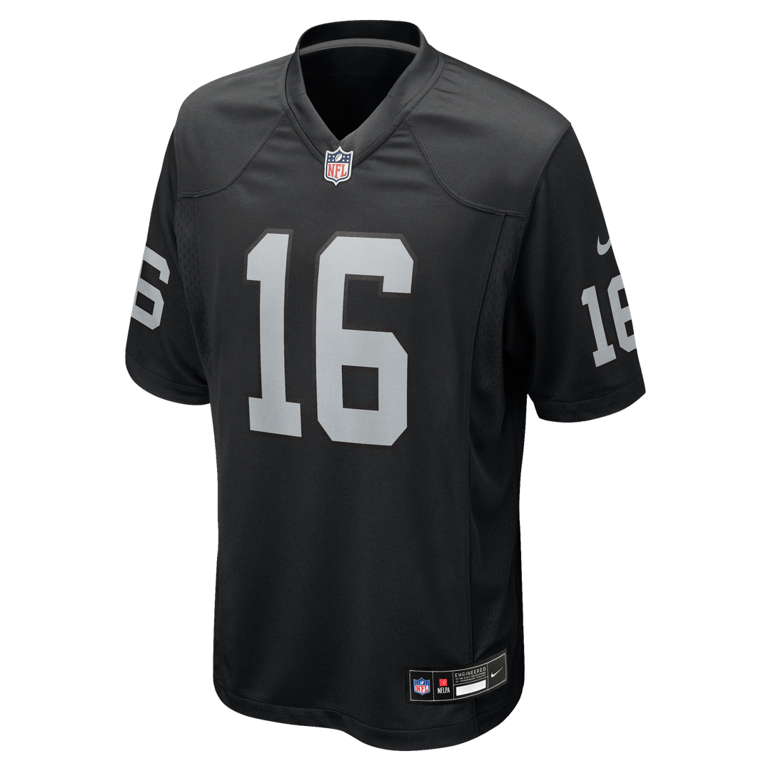 Jim Plunkett Las Vegas Raiders Nike Black Game Retired Player Jersey