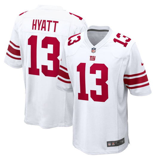 Jalin Hyatt New York Giants Nike White Game Jersey