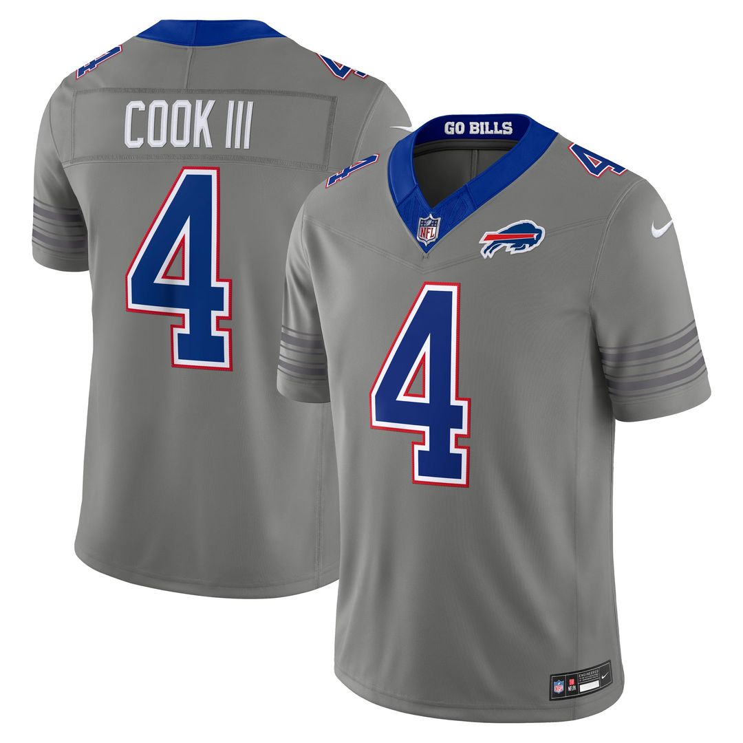 James Cook III Buffalo Bills Nike Royal Team Vapor F.U.S.E. Stitched Limited Jersey