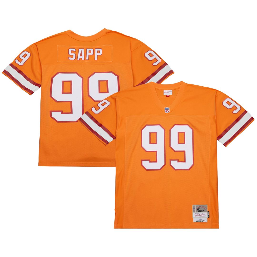 Warren Sapp Tampa Bay Buccaneers Mitchell & Ness Red 2002 Legacy Replica Jersey