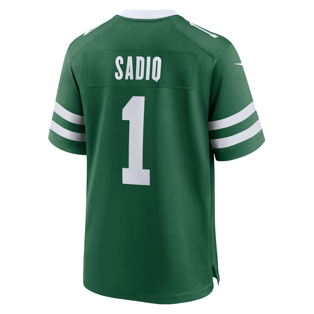 Kenyon Sadiq New York Jets Nike Green Team Game Jersey