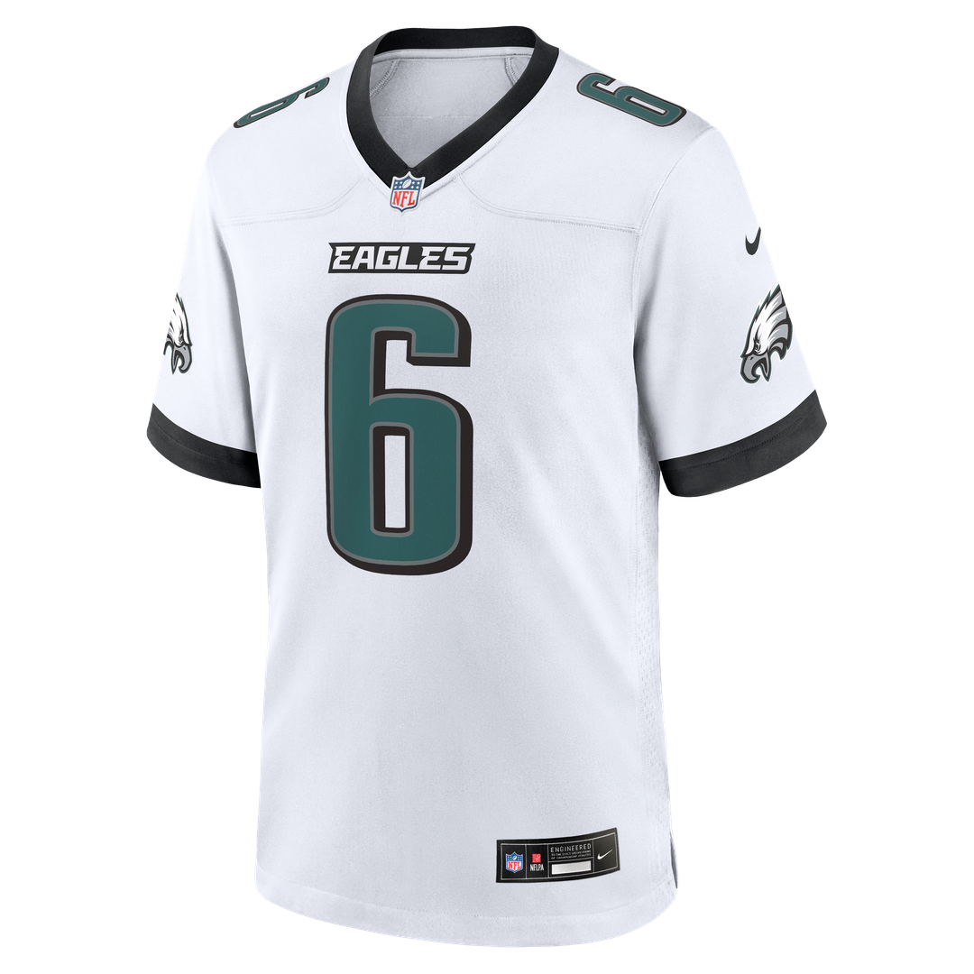 DeVonta Smith Philadelphia Eagles Nike White Game Jersey