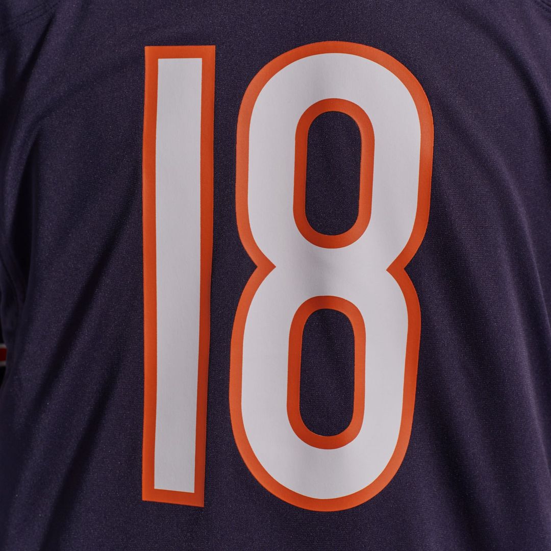 Caleb Williams Chicago Bears Nike White First Round Pick Player Game Jersey