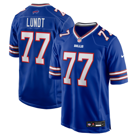 Chase Lundt Buffalo Bills Nike Royal Team Game Jersey