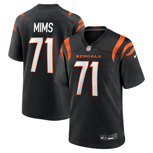 Amarius Mims Cincinnati Bengals Nike Black Player Game Jersey