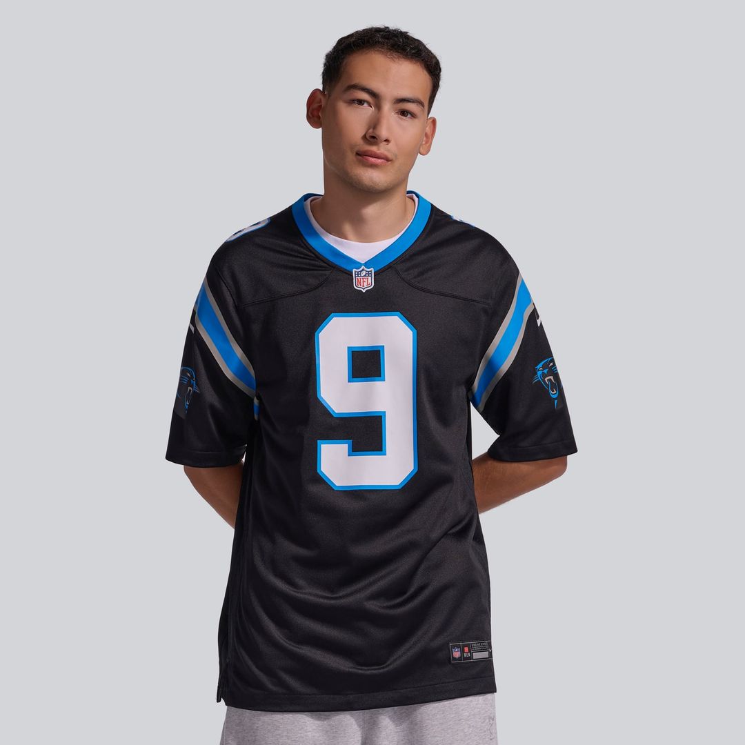 Bryce Young Carolina Panthers Nike Black Team Game Jersey