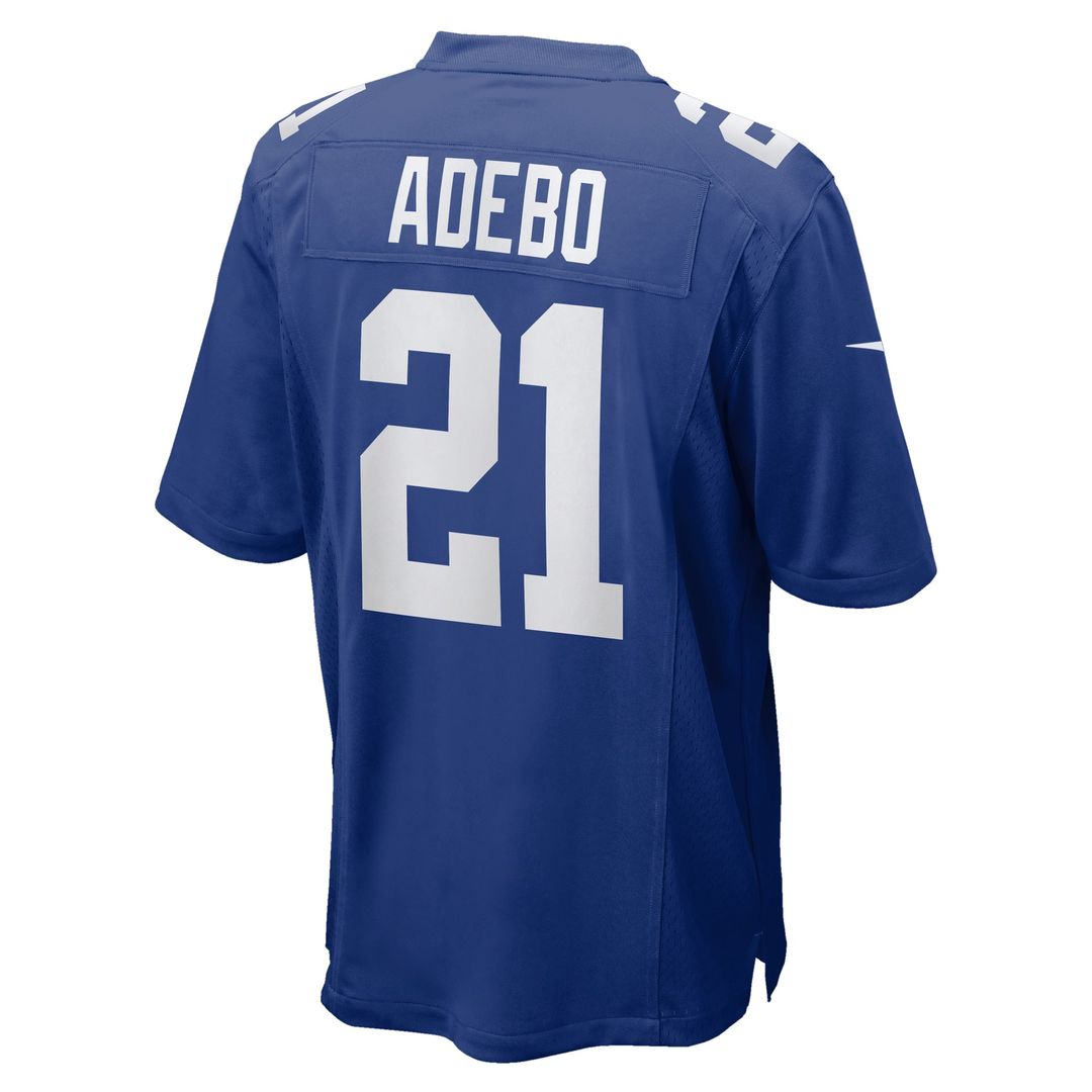Paulson Adebo New York Giants Nike Royal Team Game Jersey