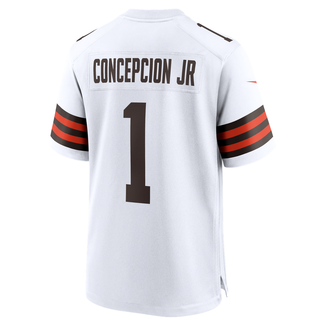 KC Concepcion Jr. Cleveland Browns Nike White Game Jersey