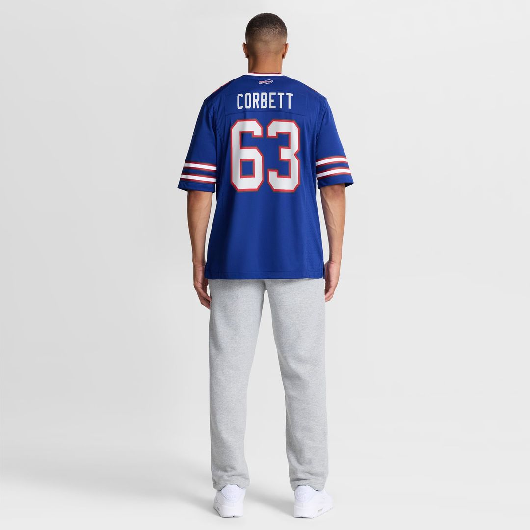 Austin Corbett Buffalo Bills Nike Royal Team Game Jersey