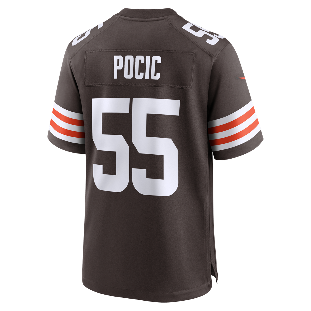 Ethan Pocic Cleveland Browns Nike Brown Game Jersey