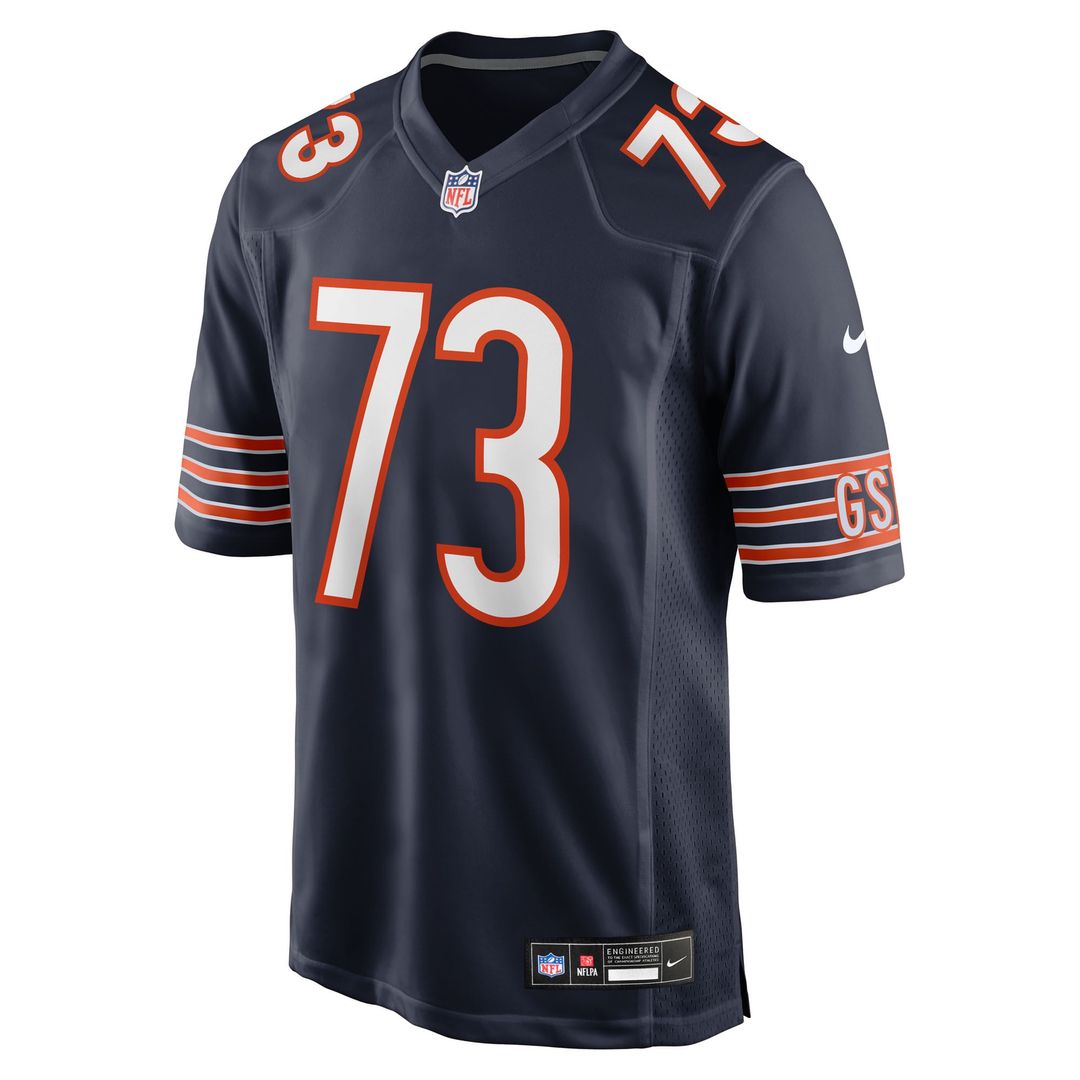 Jonah Jackson Chicago Bears Nike Navy Team Game Jersey