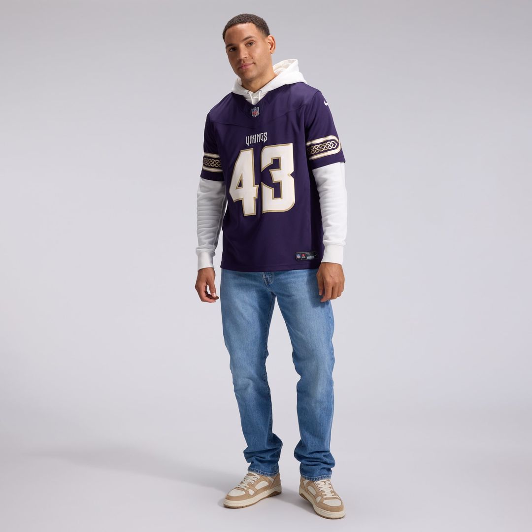 Andrew Van Ginkel Minnesota Vikings Nike Purple 2026 Rivalries Collection Stitched Limited Jersey