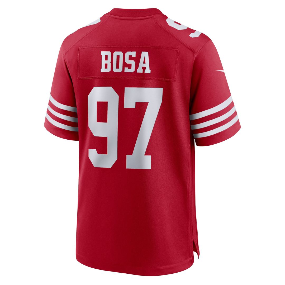 Nick Bosa San Francisco 49ers Nike Scarlet Team Game Jersey