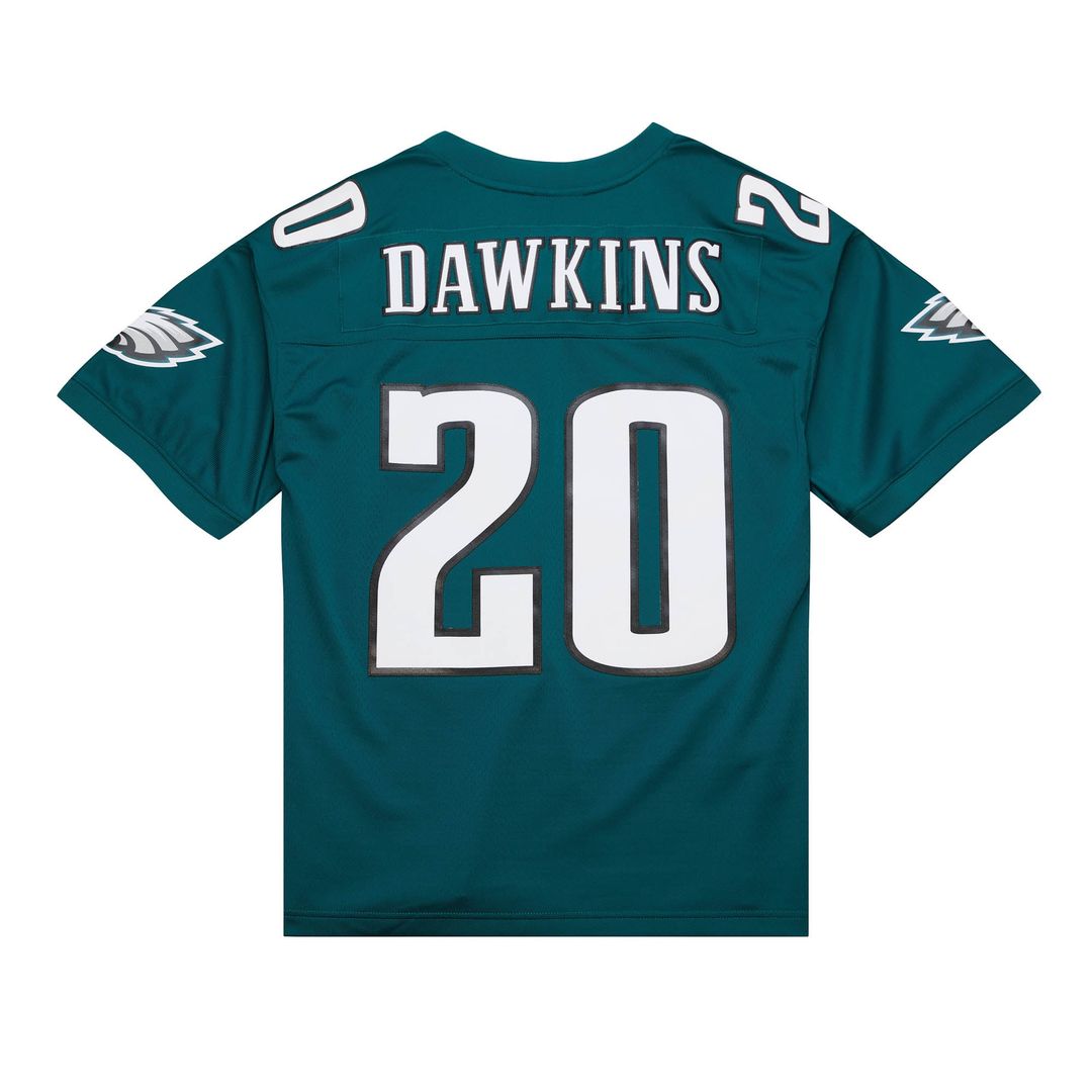 Brian Dawkins Philadelphia Eagles Mitchell & Ness Black Legacy Replica Jersey