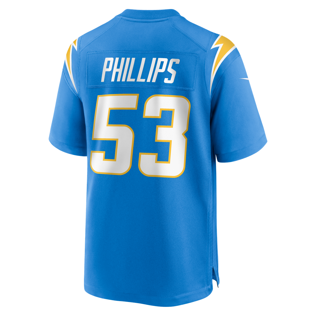 Del'Shawn Phillips Los Angeles Chargers Nike Powder Blue Team Game Jersey